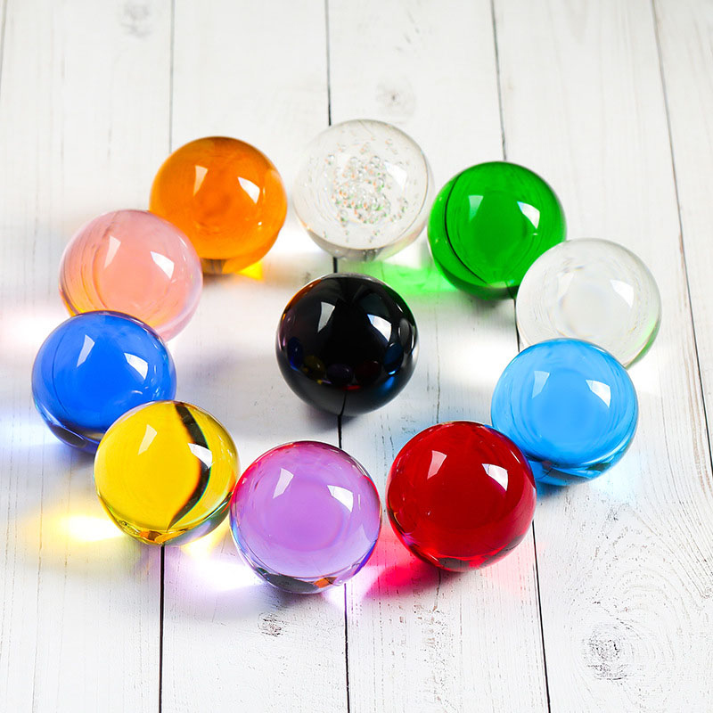 Lens Ball Crystal - 10 cores 30mm globo lustre lente