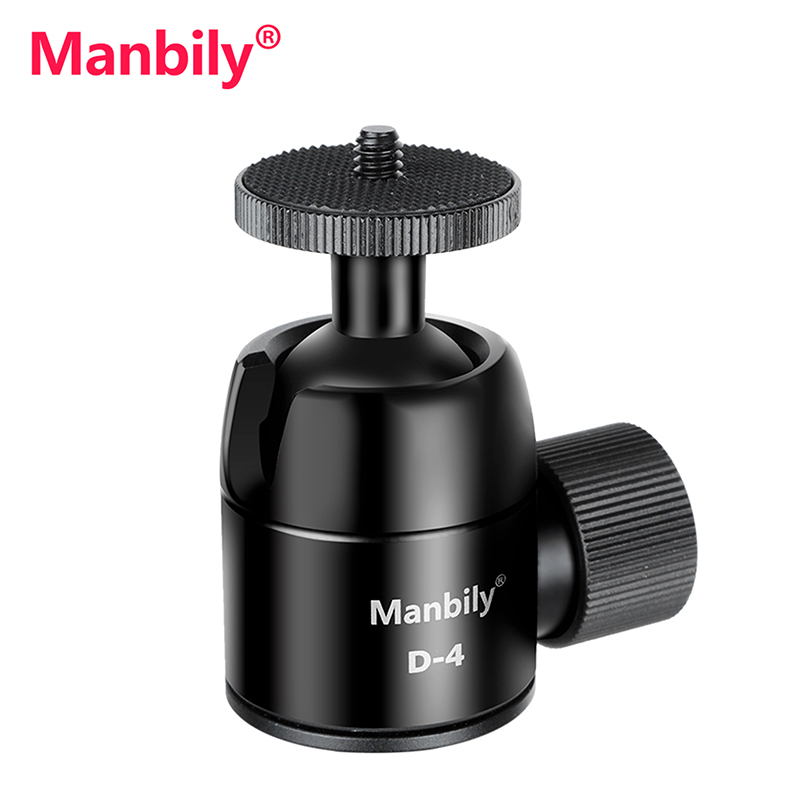 Fluid Head Tripod - Cabeça Esférica Mini Manbily D-4 para