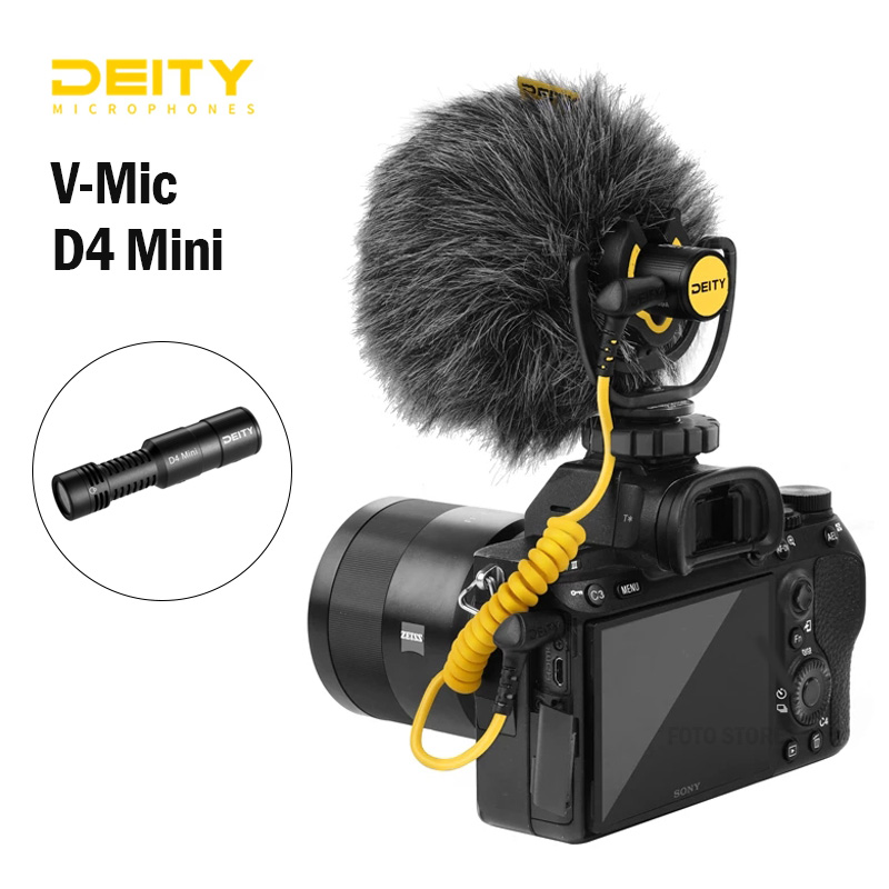 Photography With Mobile - Deity-V-Mic D4 Mini Microfone Cabeça, TRS,