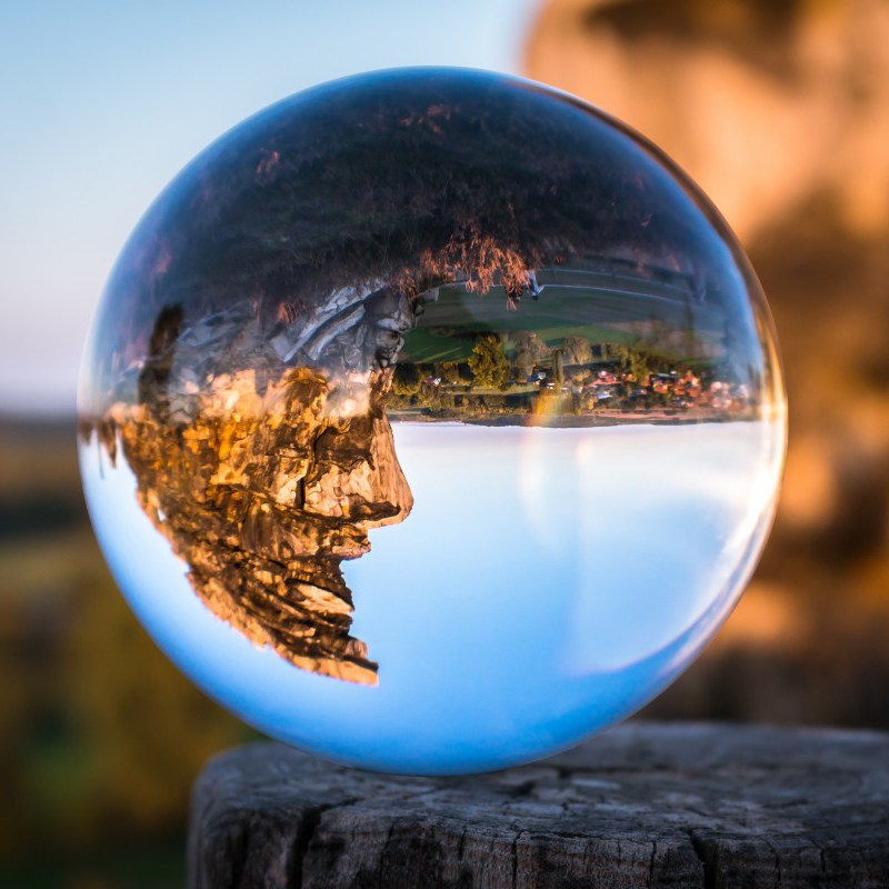 Lens Ball Crystal - Cristal fotografia lente bola, quartzo asiático