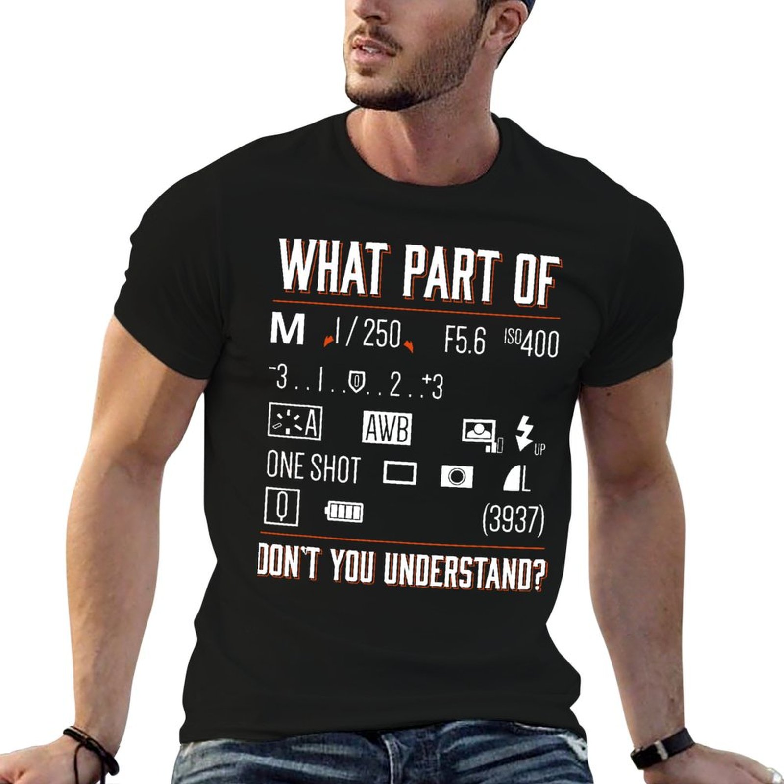 Photography Training - Camiseta com estampa 'What Part Of