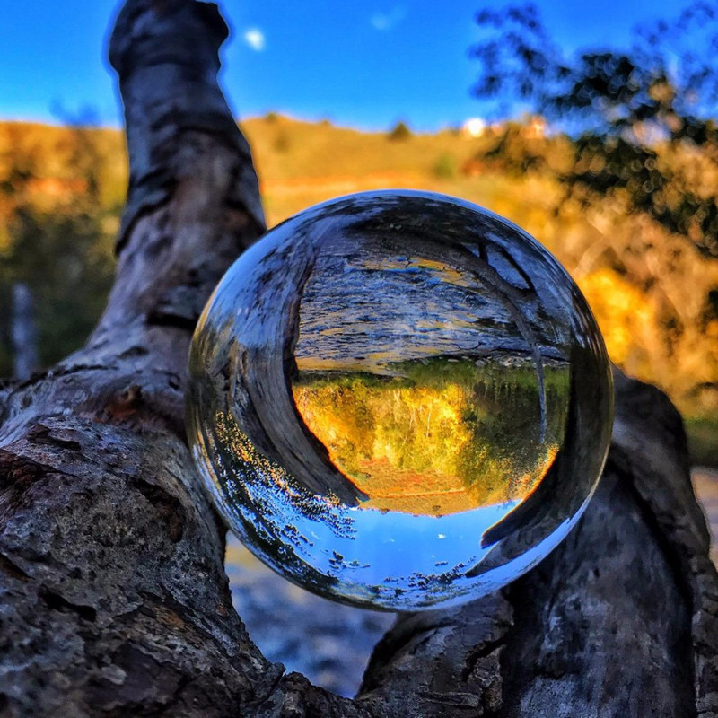 Lens Ball Crystal - Clear Chandelier Lens Glass Crystal Ball,