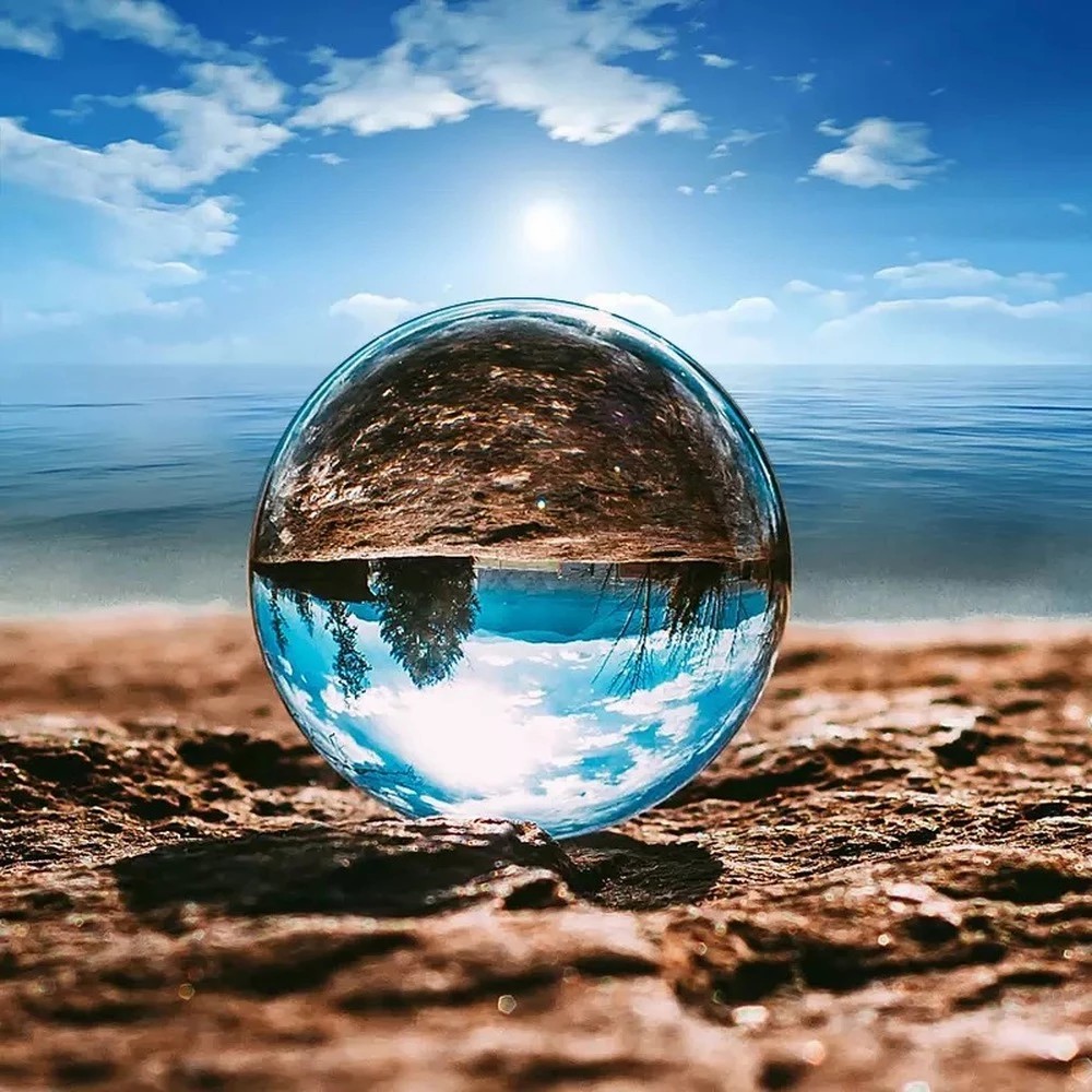 Lens Ball Crystal - F5 30/40/50/60/70mm bolas decorativas para casa