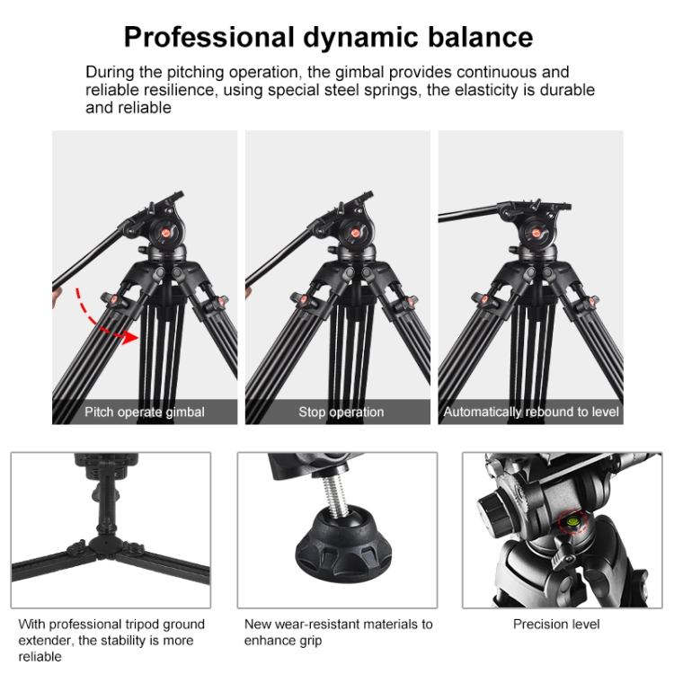 Tripé de Alumínio Puluz para C - Fluid Head Tripod avaliação e preço
