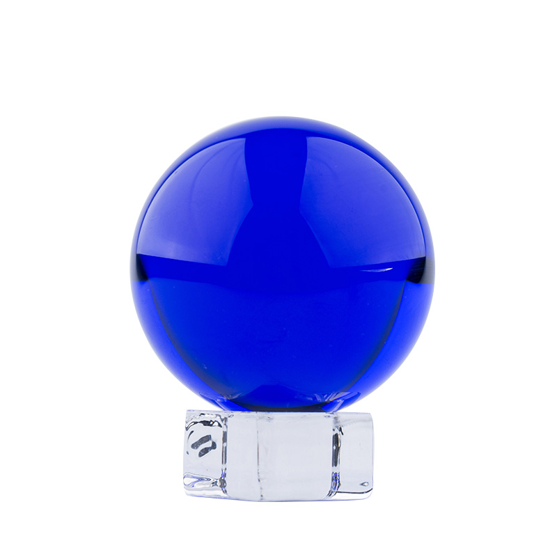 Azul escuro k9 lustre de crist - Lens Ball Crystal avaliação e preço