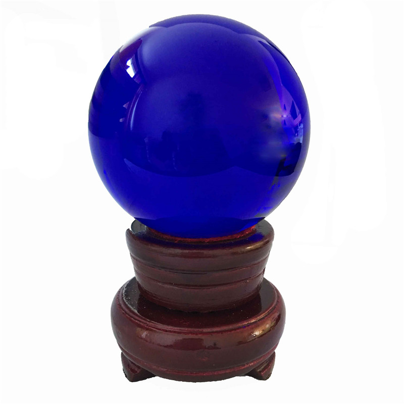 Azul escuro k9 lustre de crist - Lens Ball Crystal avaliação e preço