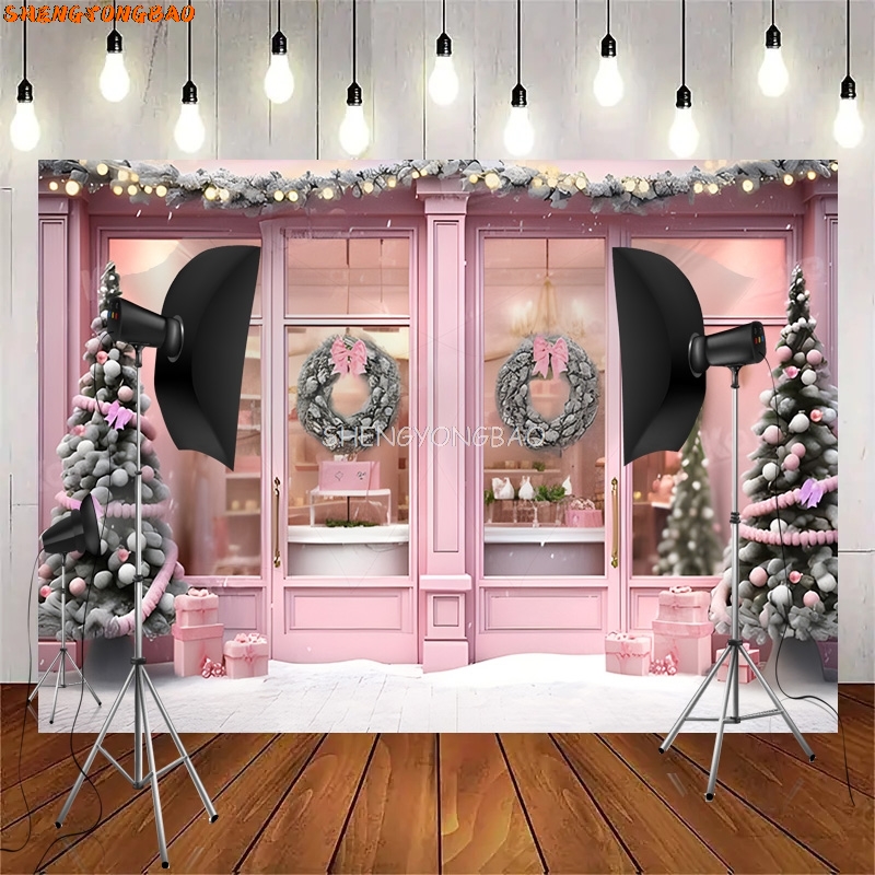 Shengyongbao dia de natal grin - Photography Backdrop Muslin avaliação e preço