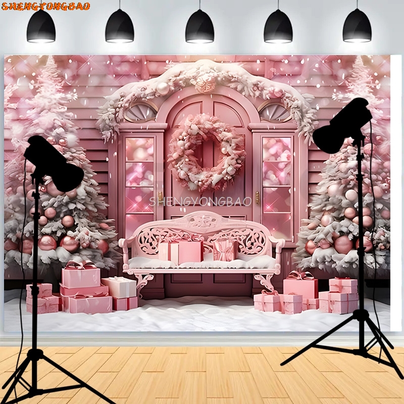 Shengyongbao dia de natal grin - Photography Backdrop Muslin avaliação e preço