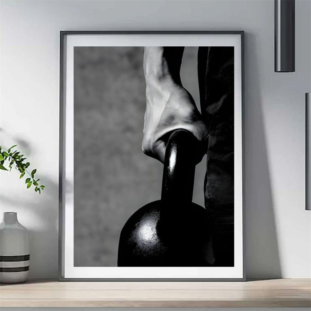 Pôster de Boxe Preto e Branco: - Photography Training avaliação e preço