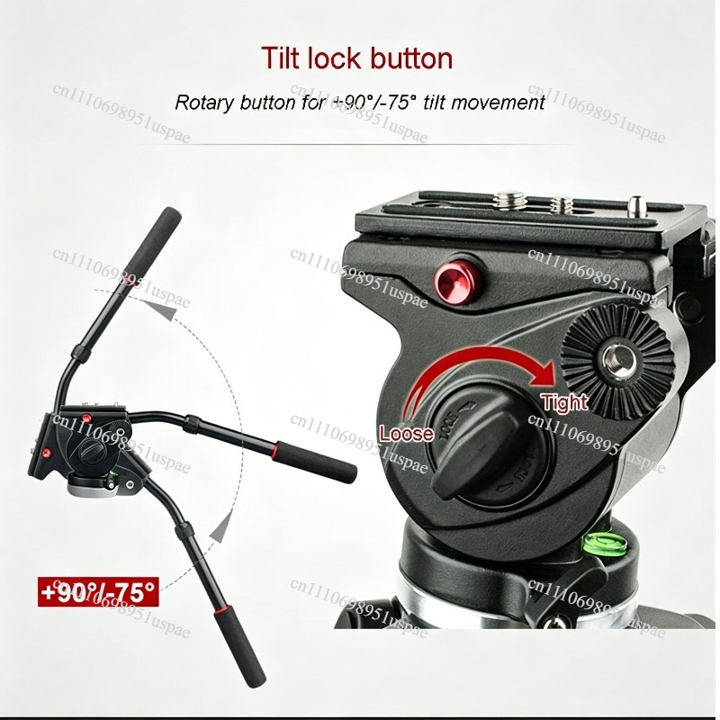 Tripé Profissional JY0508 para - Fluid Head Tripod avaliação e preço