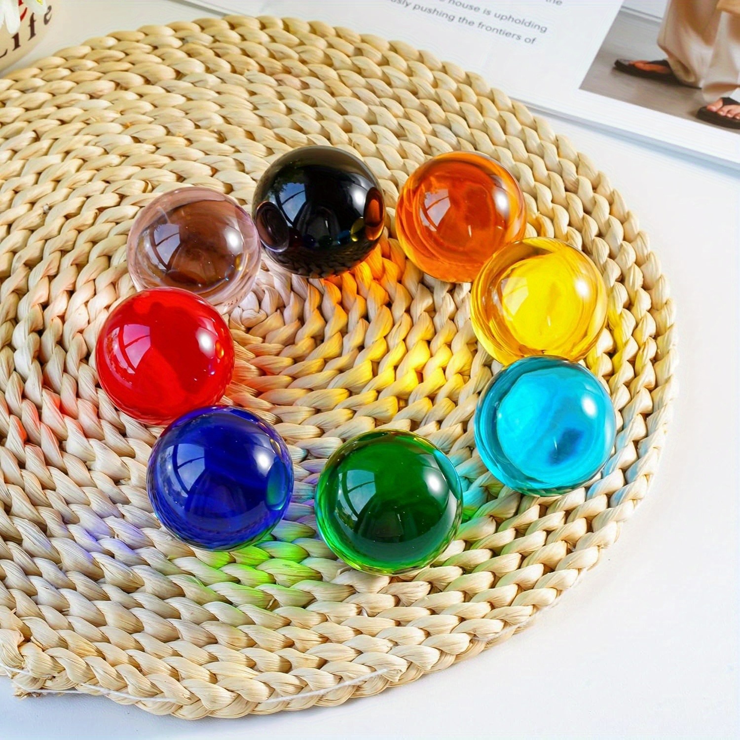 K9 multicolorido cor bola de v - Lens Ball Crystal avaliação e preço