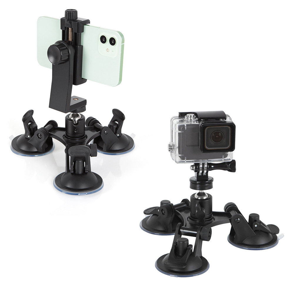 Suporte de Ventosa Forte com T - Fluid Head Tripod avaliação e preço