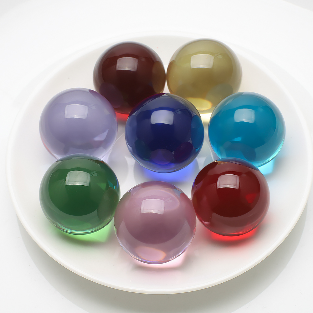 30mm bola de vidro cristal tra - Lens Ball Crystal avaliação e preço