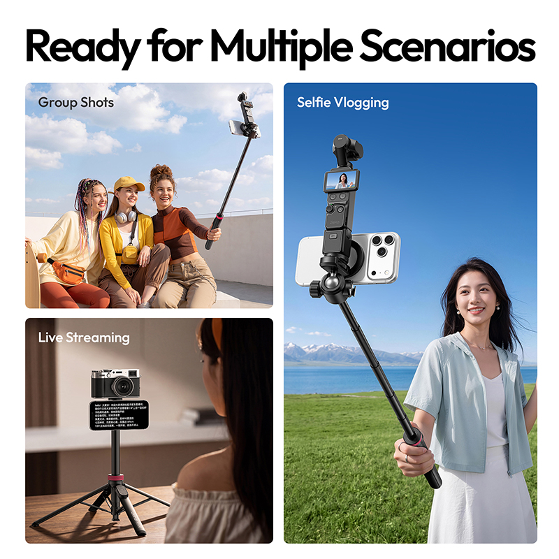 Ulanzi MT-44 M Bastão de Selfi - Fluid Head Tripod avaliação e preço