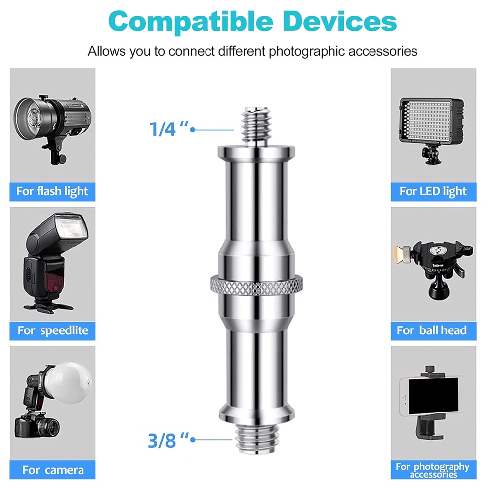 Selens 3 peças padrão 3/8 a 1/ - Fluid Head Tripod avaliação e preço