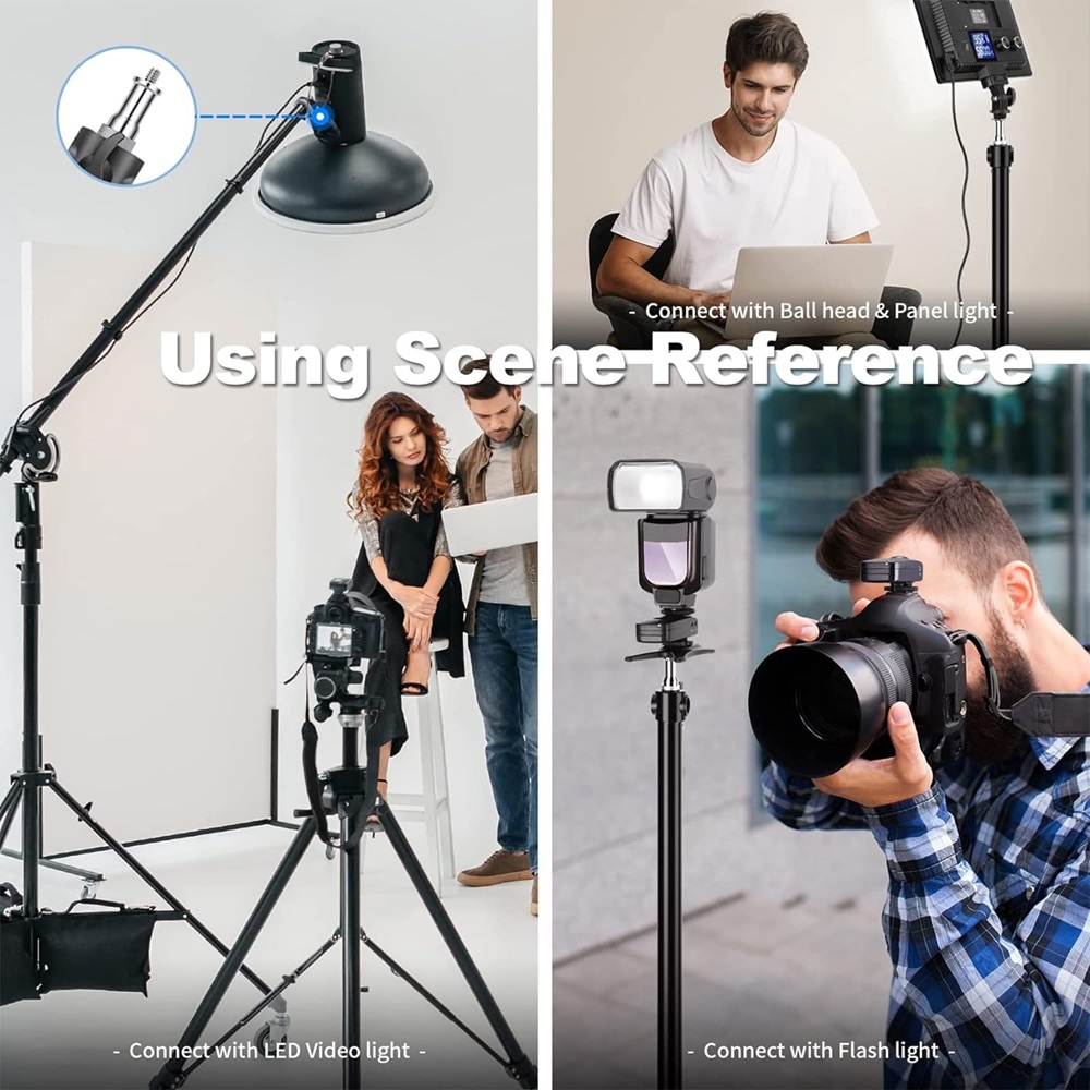 Selens 3 peças padrão 3/8 a 1/ - Fluid Head Tripod avaliação e preço
