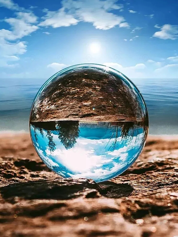 K9 lente transparente bola de  - Lens Ball Crystal avaliação e preço