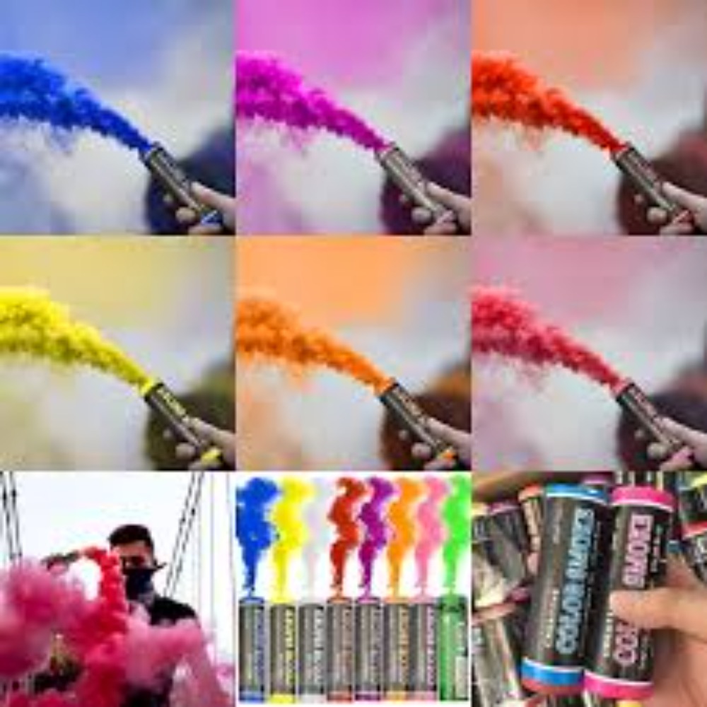 Colorido portátil fuma casamen - Photography Year avaliação e preço
